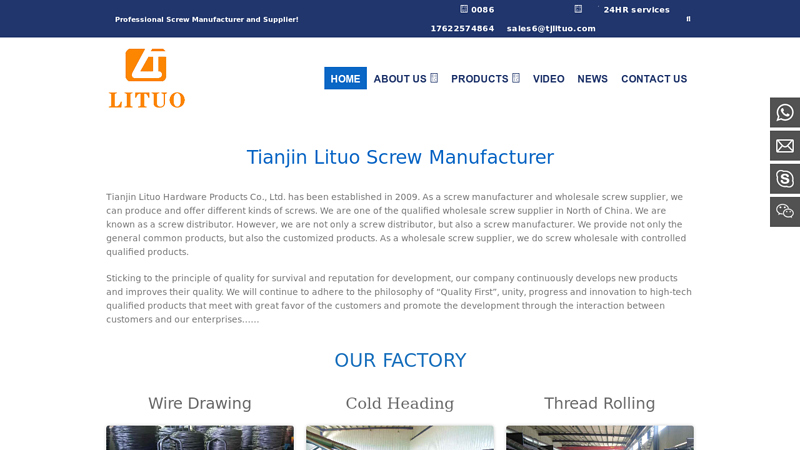 Image of Wholesale screw manufacturer and suppliers in China