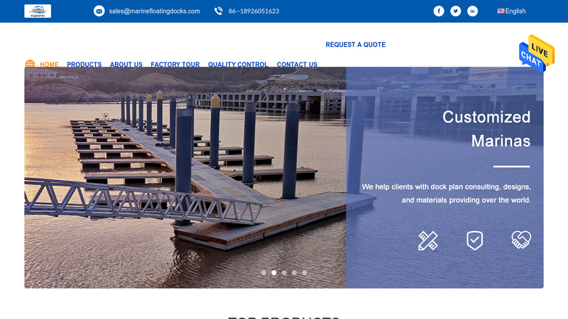 Quality Marine Floating Docks & Aluminum Floating Docks factory from China