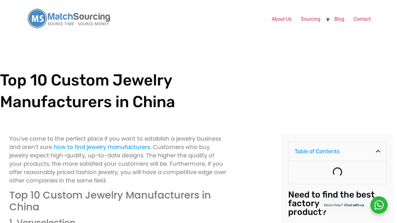 Image of Top 10 Custom Jewelry Manufacturers in China | MatchSourcing