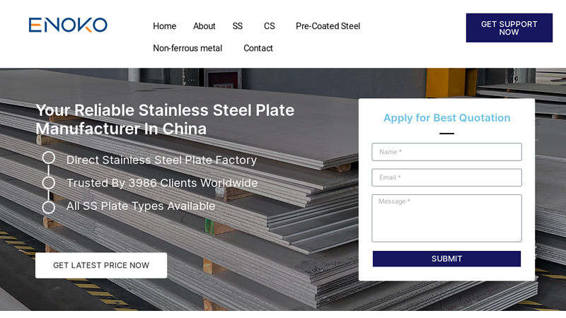 Image of Wholesale Stainless Steel Plate Manufacturer & Supplier in China