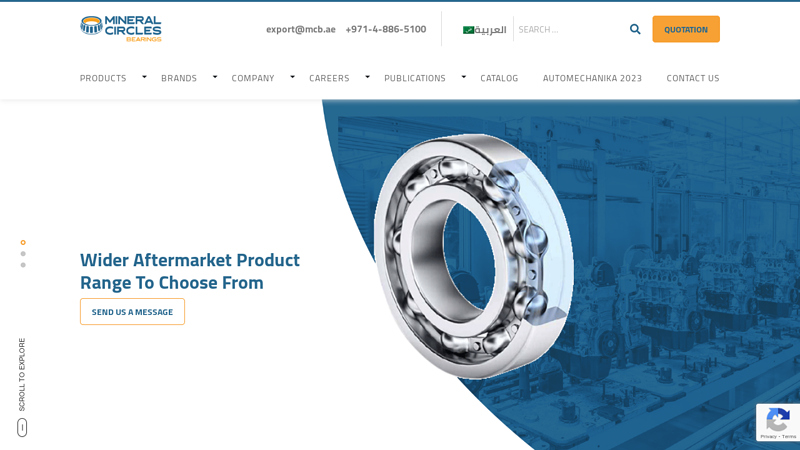 Bearing Manufacturer & Supplier - UAE | ME | Europe | Africa