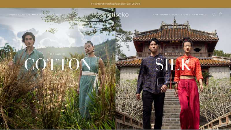 Ethical and creative high-end clothing brand proudly made in Vietnam.  metiseko