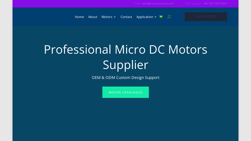 Small DC Motors Manufacturer | MicroDCmotors.com