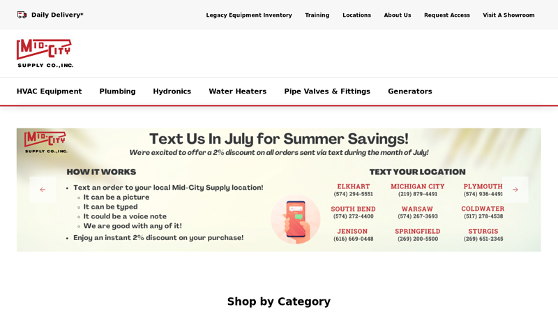 Mid City Supply Co | Homepage