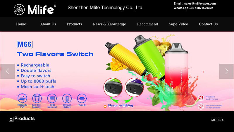 Mlife Best Vape Factory - China OEM Vape Manufacturer