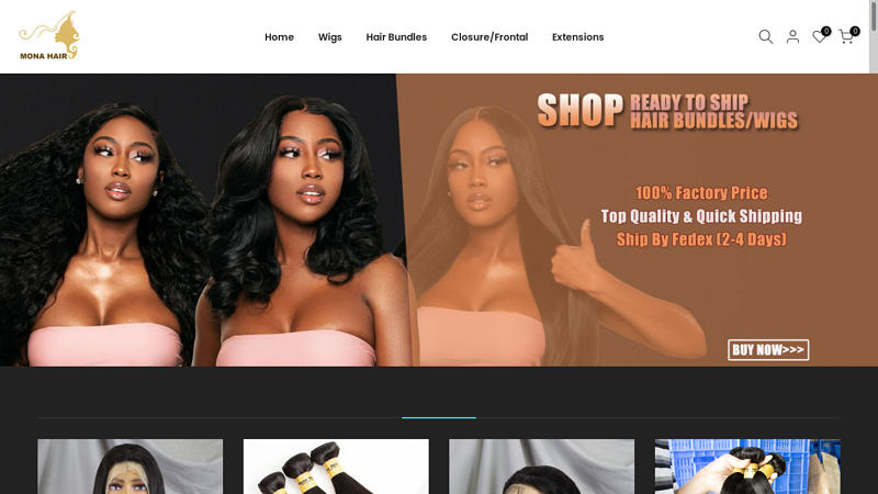 Buy hair from factory, High quality & Best price!  MonaHair