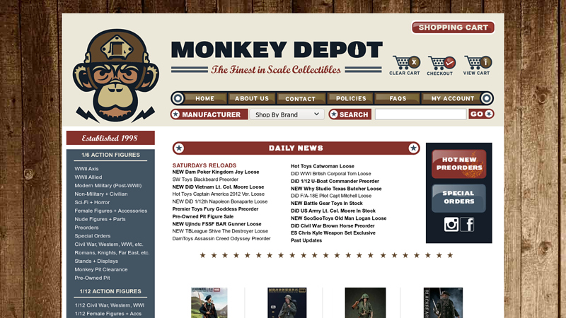 Monkey Depot - The Finest in Scale Military