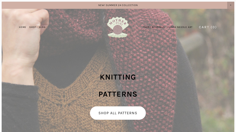 Learn How to Knit | Knitting Patterns & Art Yarn | Mother of Purl