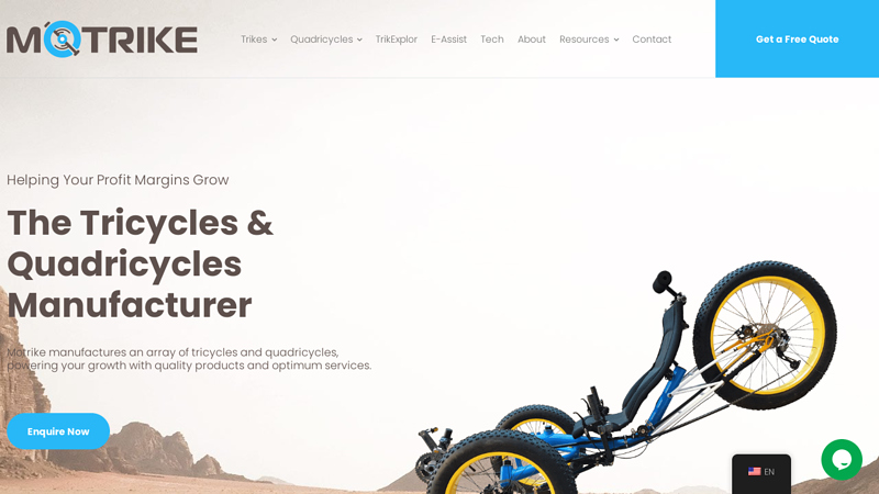 Tricycle and Quadricycle Manufacturer in China | Motrike