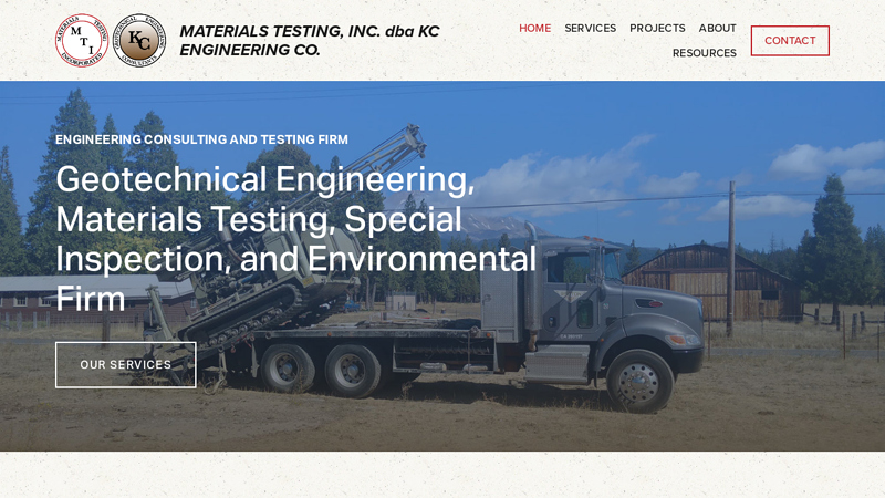 Engineering Consulting & Testing  Redding (530) 222-1116 Vacaville (707) 447-4025