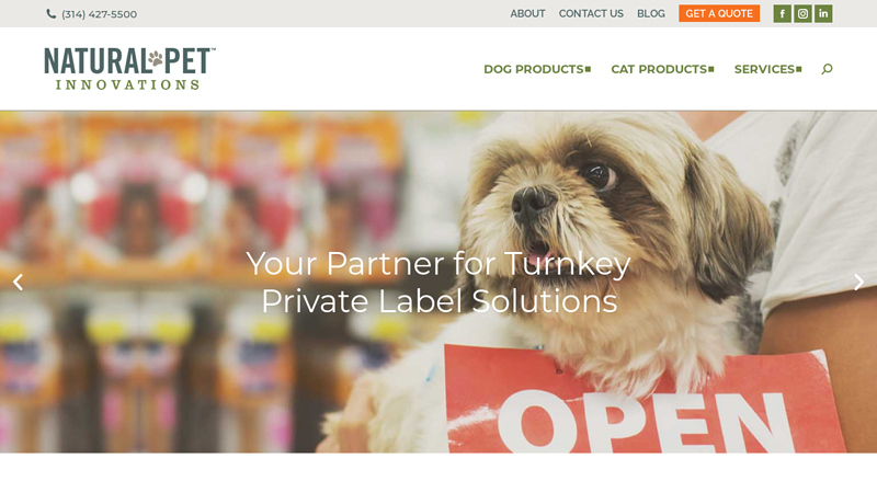 Private Label Pet Products Manufacturer | Natural Pet Innovations