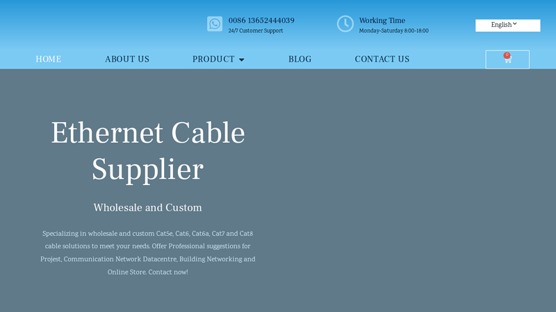 Network Ethernet Cable Supplier & Wholesale And Custom