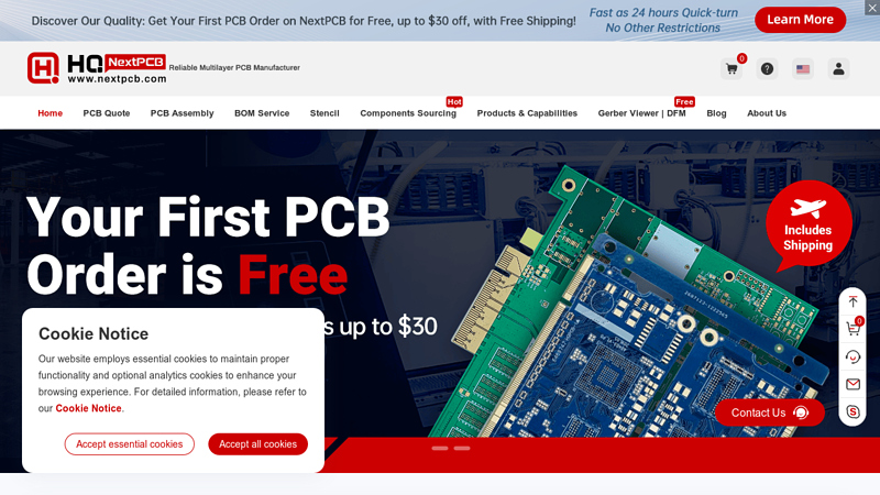 PCB Prototype & Fabrication Manufacturer - NEXTPCB