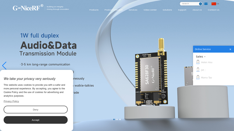 RF module-LoRa/Audio/2.4G/Bluetooth/ Wireless Transceiver Module-Antenna-NiceRF