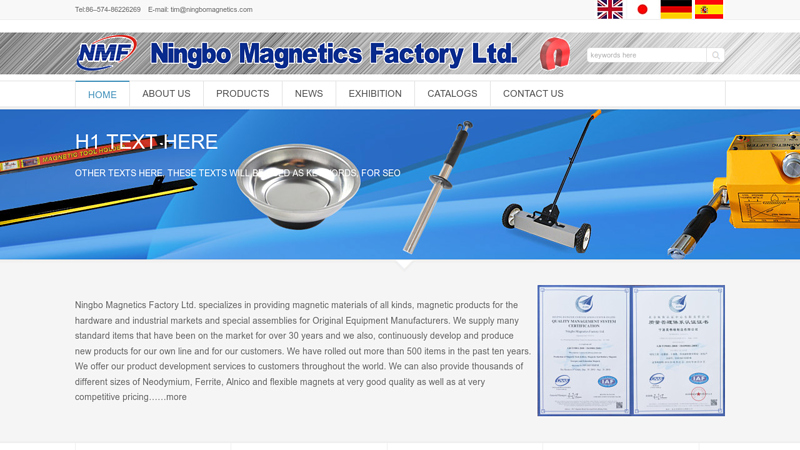 Ningbo Magnetics Factory Ltd.