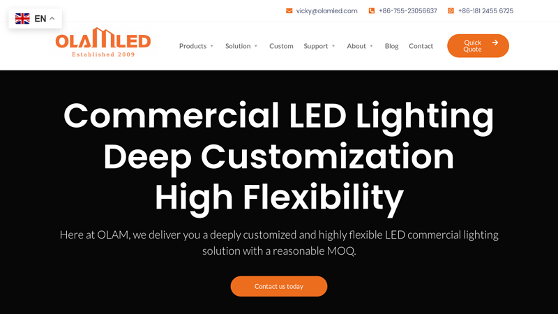 OLAMLED Lighting - LED Lighting ManufacturersTop Quality LED Lighting Manufacturer & Supplier - OLAMLED