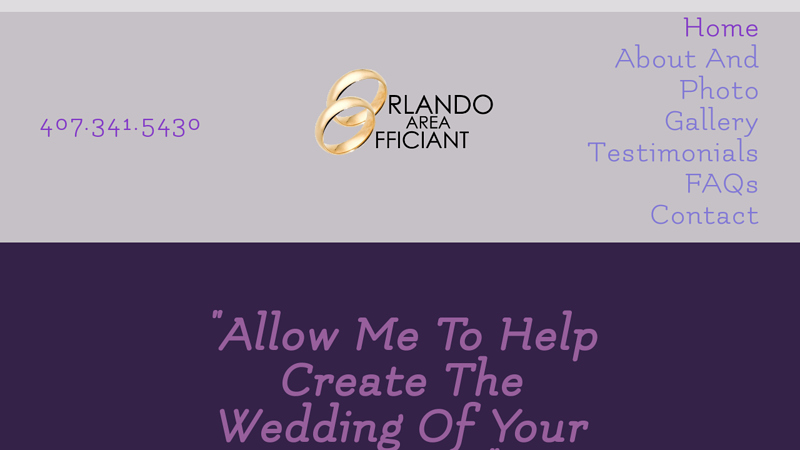 Orlando Area Officiant