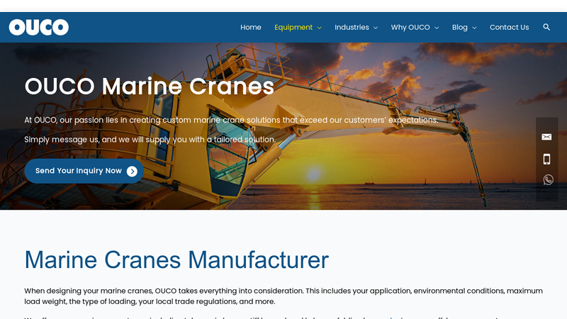 Image of Offshore Pedestal Crane Manufacturers in China