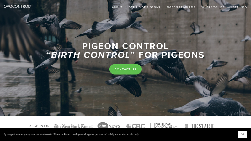 The Most Effective Pigeon Control Solution - OvoControl?