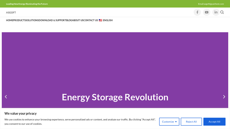 Premium Solar Battery Storage Solutions for Efficient Energy