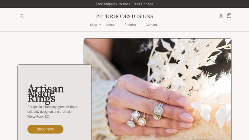 Unique Vintage Inspired Engagement Rings and Gold Bands  Pete Rhodes Designs