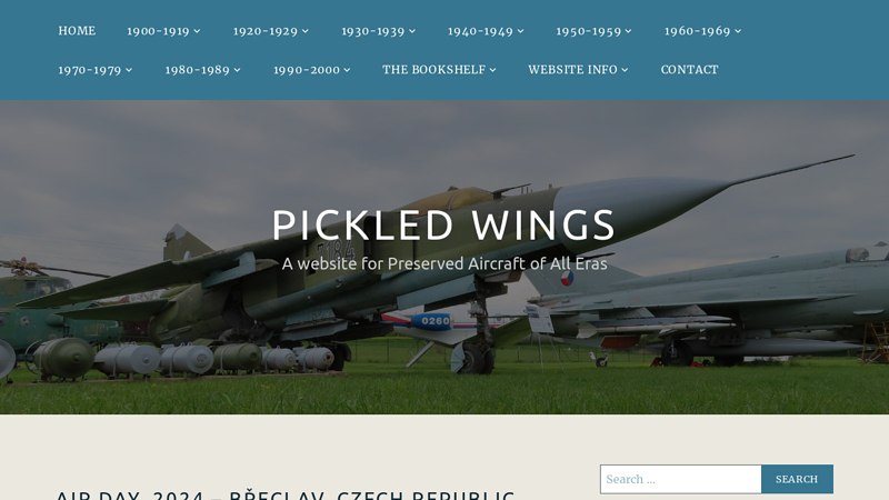 Pickled Wings C A website for Preserved Aircraft of All Eras