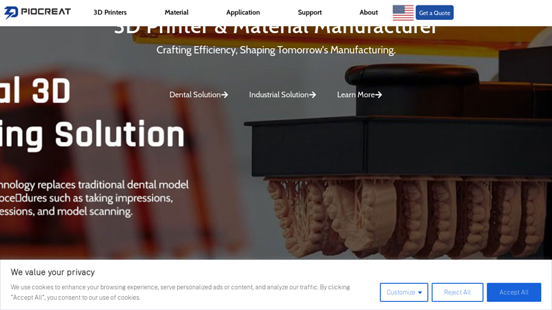 Industrial 3D Printing Manufacture - PioCreat 3D