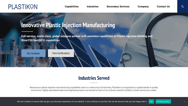 Custom Contract Plastic Manufacturing & Molding | Plastikon Industries