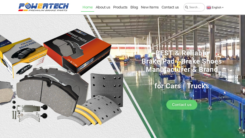 BEST Brake Pad Manufacturer | Brake Lining Factory - POWERTECH