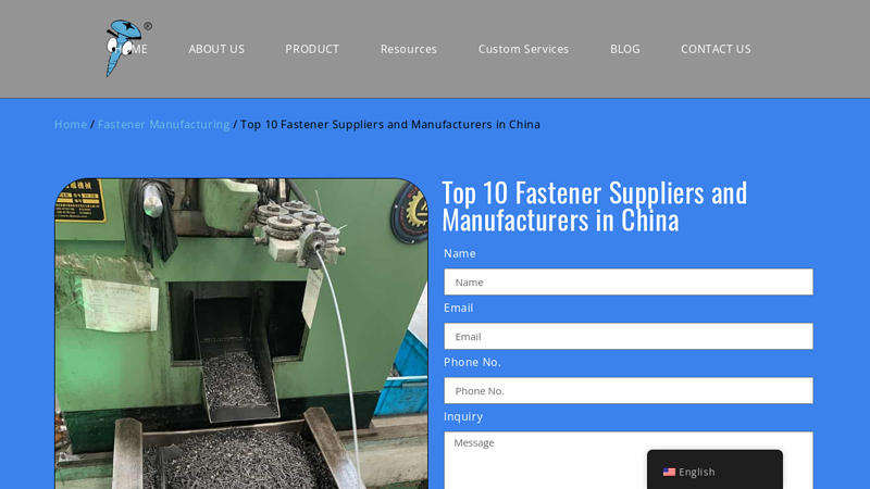 Image of Top 10 Fastener Suppliers and Manufacturers in China