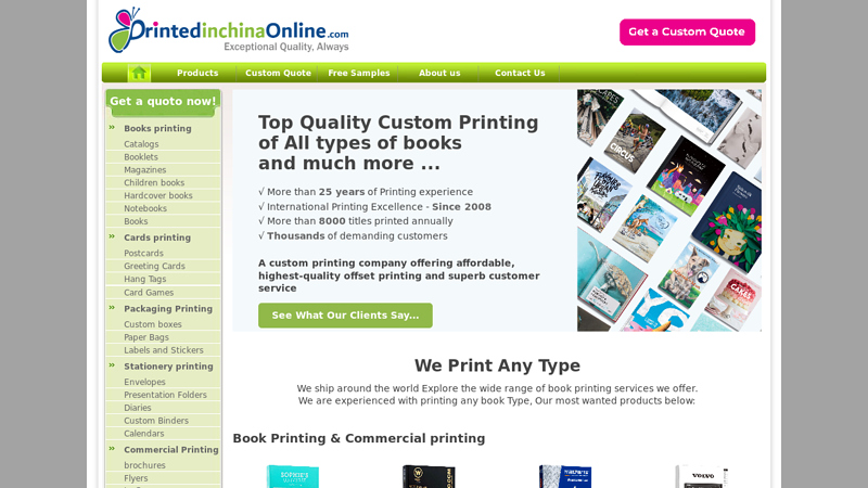 China Printing Company,cheap catalog,magazine,book printing services at printedinchinaonline.com