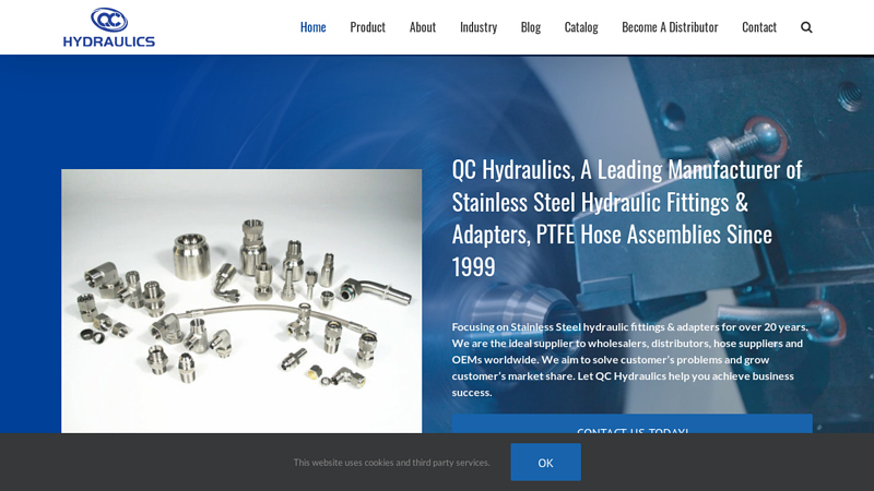 China SS Hydraulic Fittings & Adapters Manufacturer- QC Hydraulics