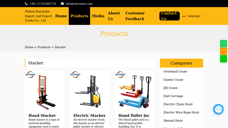 Image of China Stacker Manufacturers Suppliers Factory