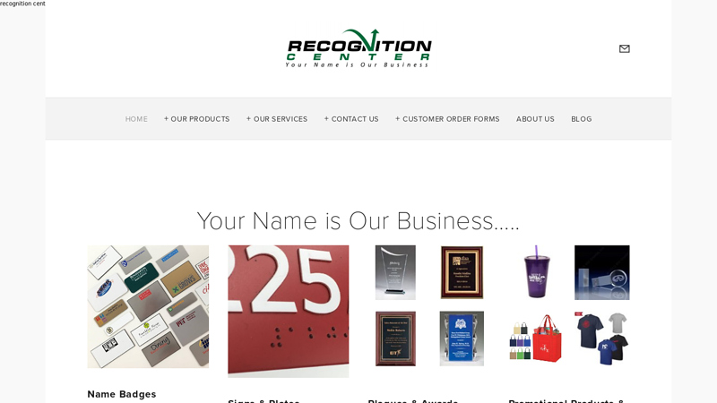 Recognition Center - Engraved Name Badges, Signs, Awards, & Promotional Products