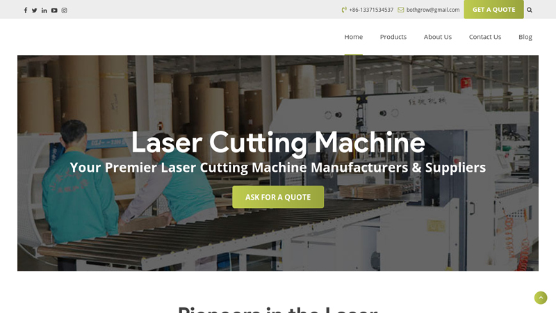 Image of Laser Cutting Machine Manufacturer China