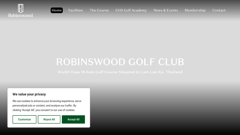 Robinswood Golf Club | World Class Golf Club situated in Lam Luk Ka, Thailand