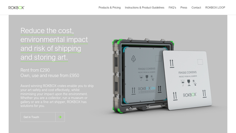 ROKBOX  The Safest & Most Sustainable Art Shipping Solution