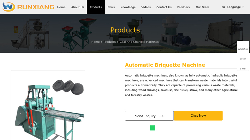 Image of China Low Price Automatic Briquette Machine Factory, Manufacturers ...