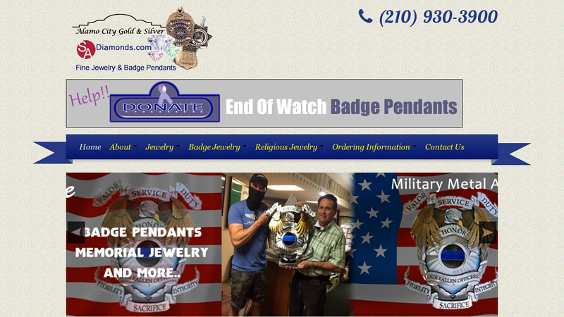 Quality Diamonds | Miniature Badge Jewelry | Jewelry Repair San Antonio