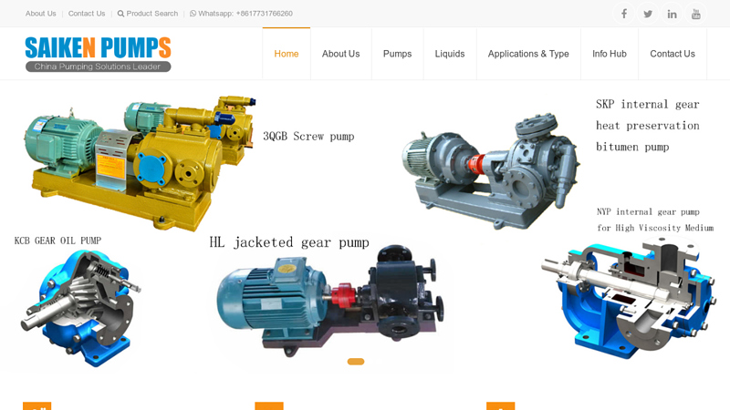 Worldwide Supplier of Industrial & Marine Pumps | China Saiken Pumps