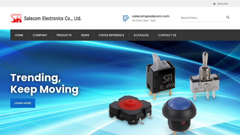 Salecom Electronics Co., Ltd. | A professional and leading manufacturer of switches.