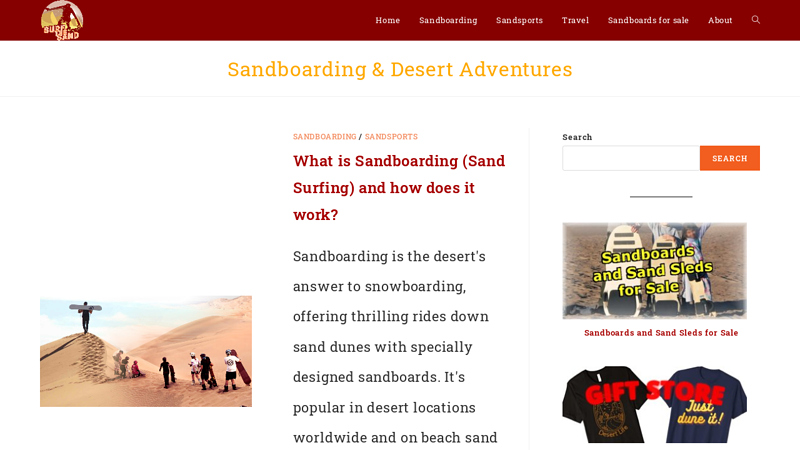 Surf the Sand - Sandboarding & Desert Adventures