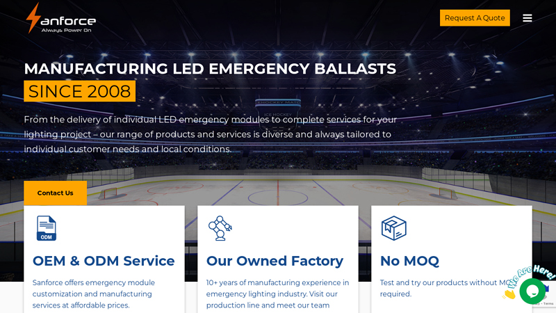 LED Emergency Ballast & LED Emergency Drivers | Sanforce?