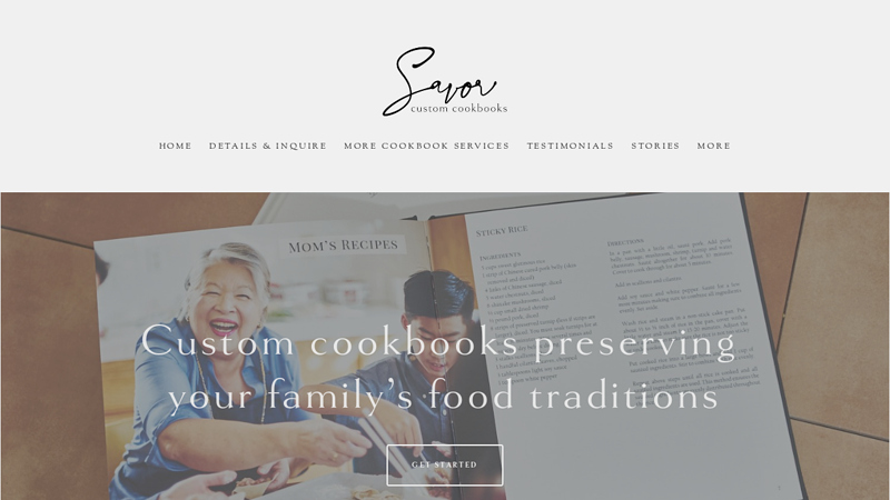 Savor Custom Cookbooks