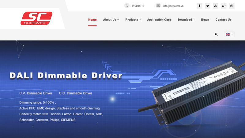 Scpower - The manufacturer of LED dimmable driver (LED Dim Driver), including 0/1-10V dim driver, TRIAC dim driver, DALI dim driver, ZigBee wireless dim driver.