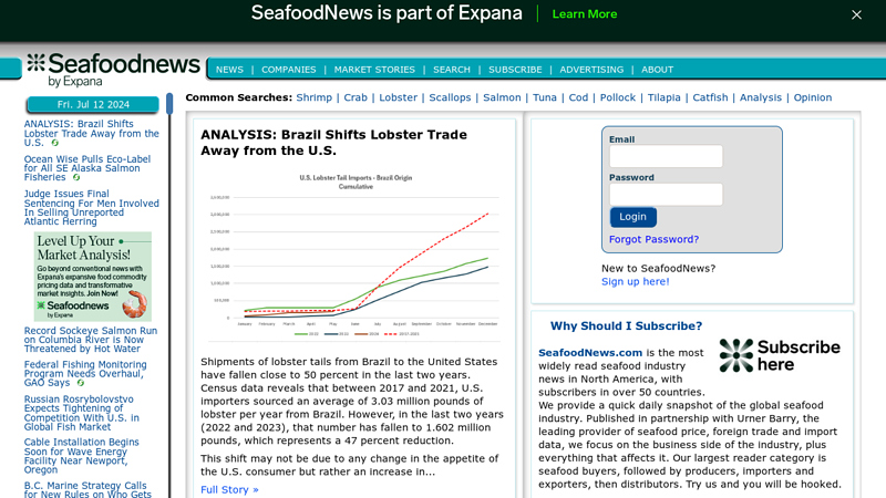 SeafoodNews | Global News on Seafood Resources, Markets & Companies