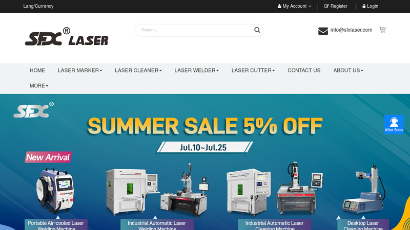 SFX Laser-Laser Cleaner, Laser Welder, Fiber Laser Engraver