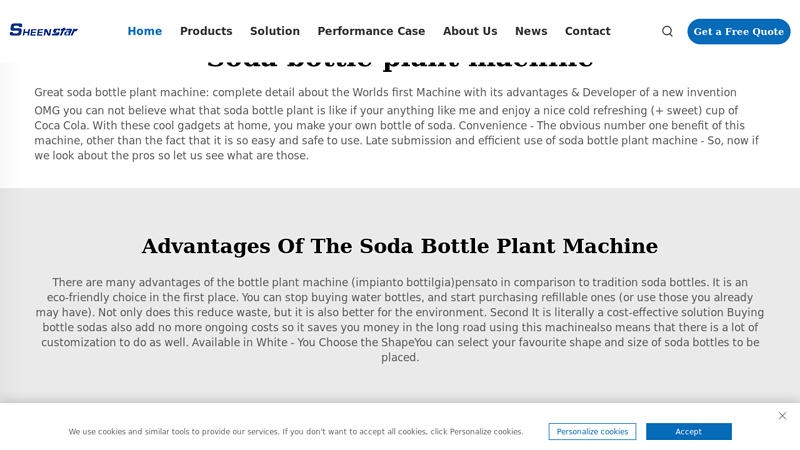 Image of Soda bottle plant machine Manufacturer & Supplier in China ...