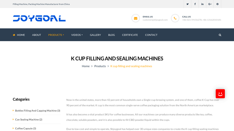 Image of K cup filling machines & K cup sealing machines manufacturer China ...