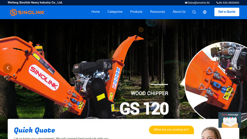 Image of Quality Wood Chipper Machine & Mower factory from China